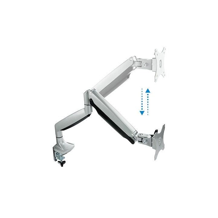 soporte para pantallas desde 13â hasta 32â. admite una dimension maxima de 10 x 10 cm y un peso