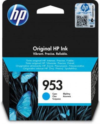hp 953 cartucho de tinta hp953 cian (f6u12ae)