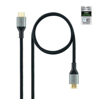 nanocable cable hdmi 2.1 nanocable 1m -  macho - macho -  negro