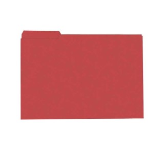 c.50 subcarpetas pest. izq. fÂº 240gr rojo