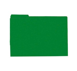 c.50 subcarpetas pest. izq. fÂº 240gr verde