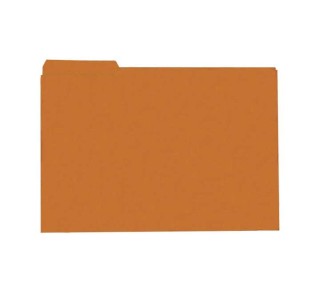 c.50 subcarpetas pest. izq. fÂº 240gr naranja