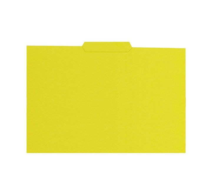 c.50 subcarpetas pest. centro fÂº 240gr amarillo