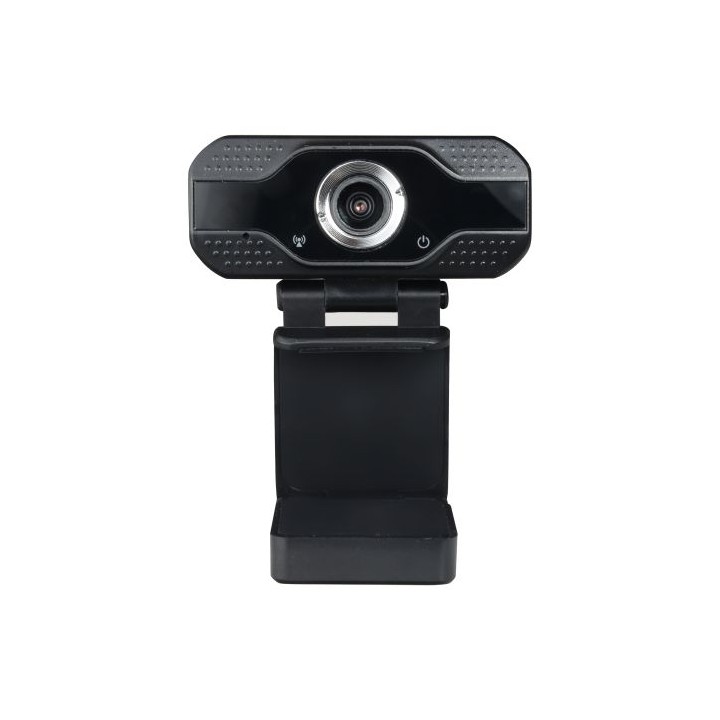 visiotech webcam con resolucion 1080p y microfono estereo integrado usb (wc002wa-2)