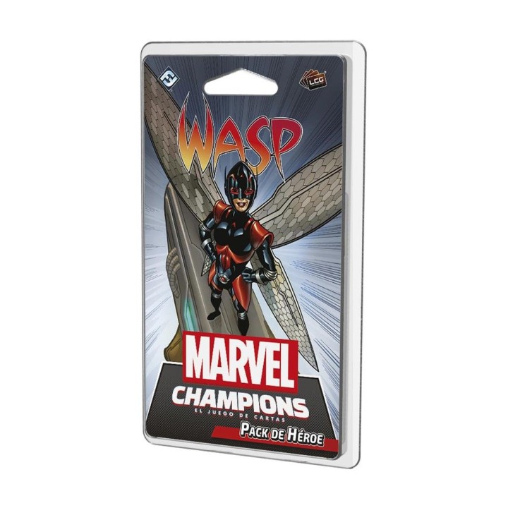 juegos juego de mesa marvel champions: wasp 60 cartas pegi 14