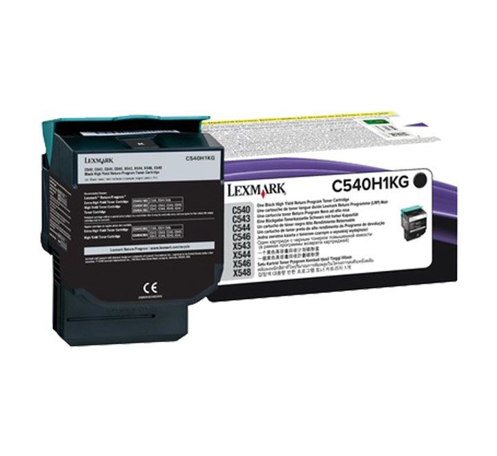 toner laser negro lexmark original c540h1kg