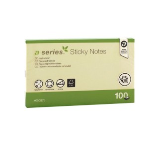 bloc notas a-series 100h 75x125mm am as0875