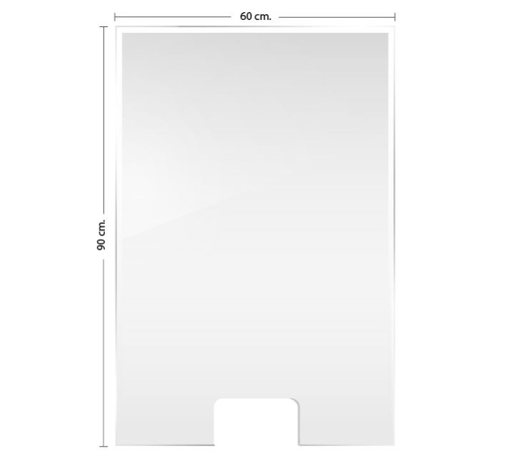 (obsoleto) mampara protec vert. 60x90x30cm tr