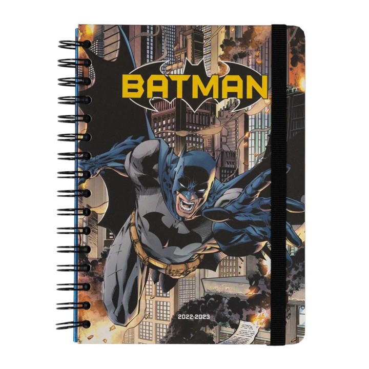 grupo erik agenda escolar a5 2022 - 2023 12 meses dc comics batman