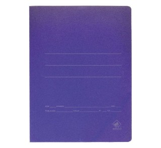 carpeta de gomas folio azul sencilla 1080