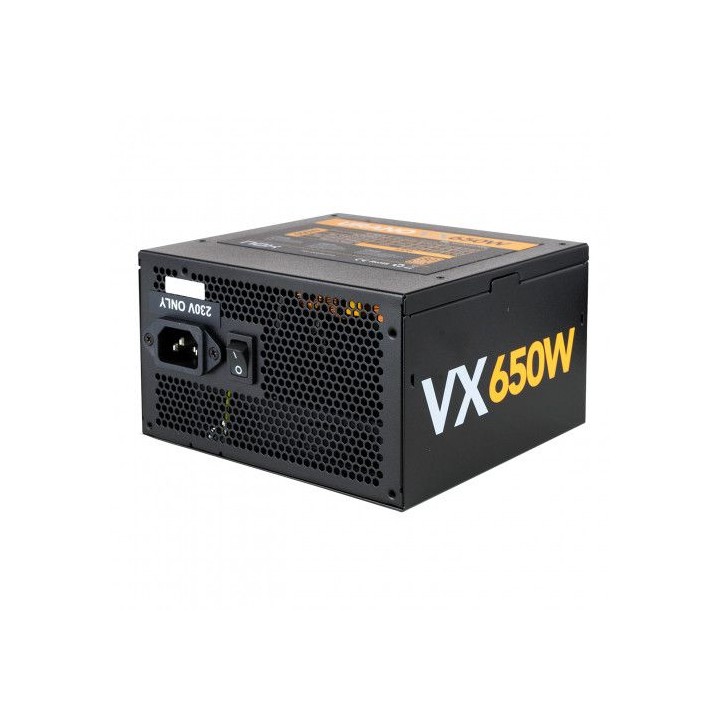 nox urano vx bronze edition unidad de fuente de alimentacion 650 w 20+4 pin atx atx negro, naranja