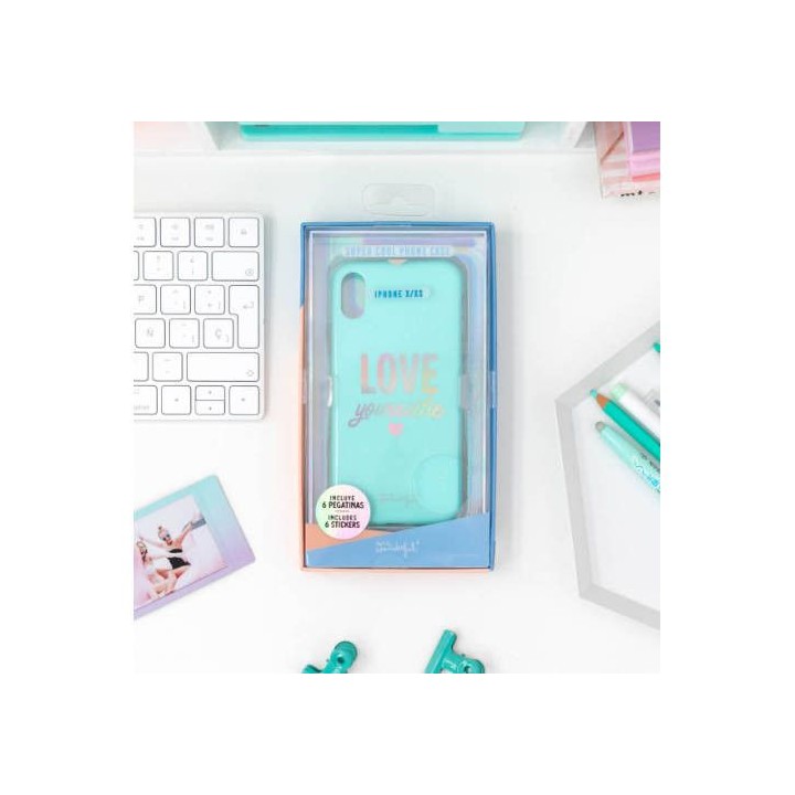 carcasa iphone x/xs the powerful collection-love yourselfie mr. wonderful woa09593en