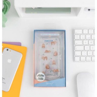 carcasa iphone 6/7/8 slow collection-case sloth mr. wonderful