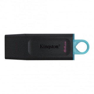 kingston 64gb usb3.2 gen 1 datatraveler exodia (black + teal)