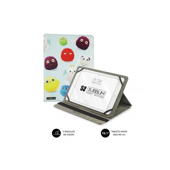 subblim funda tablet universal trendy case furry 10.1