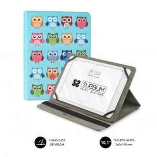 subblim funda tablet universal trendy case owls 10.1