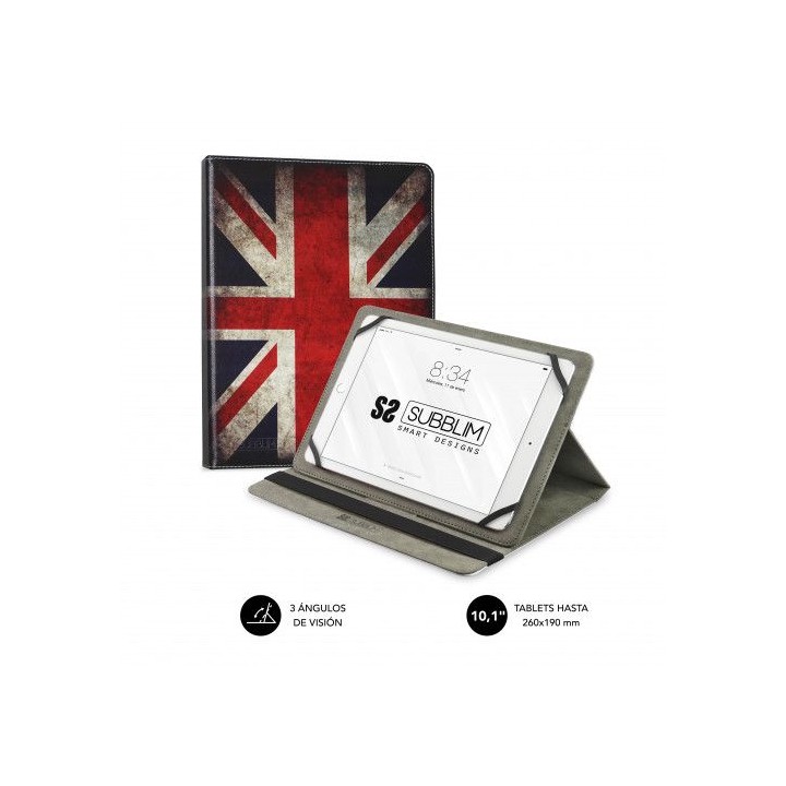 subblim funda tablet universal trendy case england 10.1