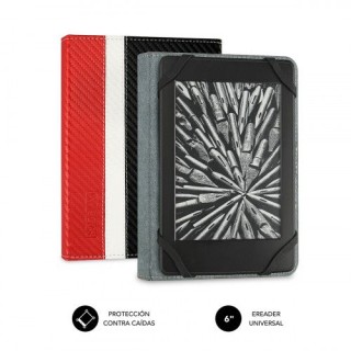 subblim funda libro electronico clever ebook case 6 red