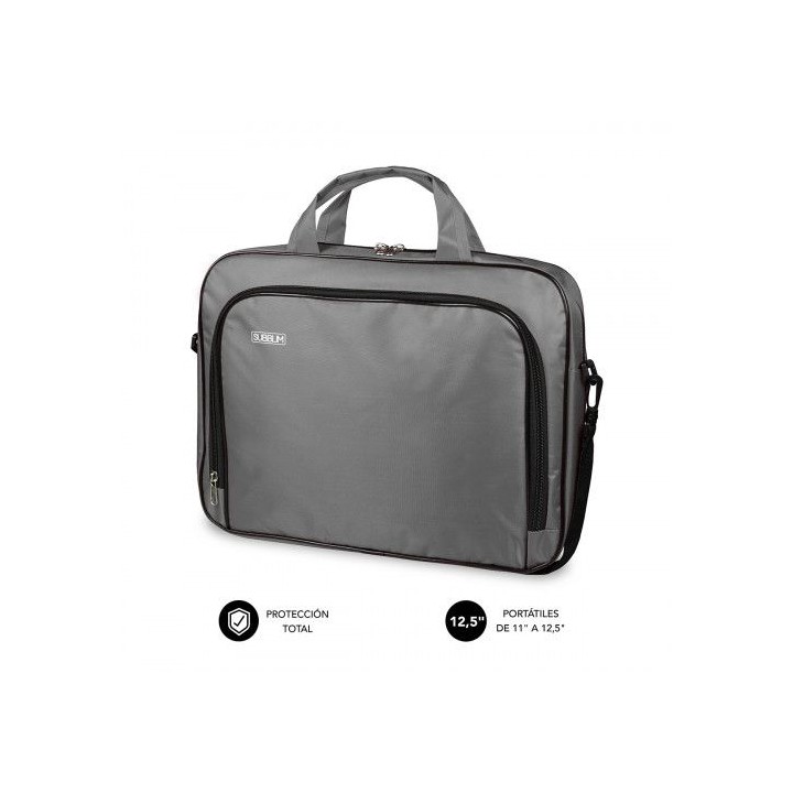 subblim maletin ordenador oxford laptop bag 11-12,5 grey