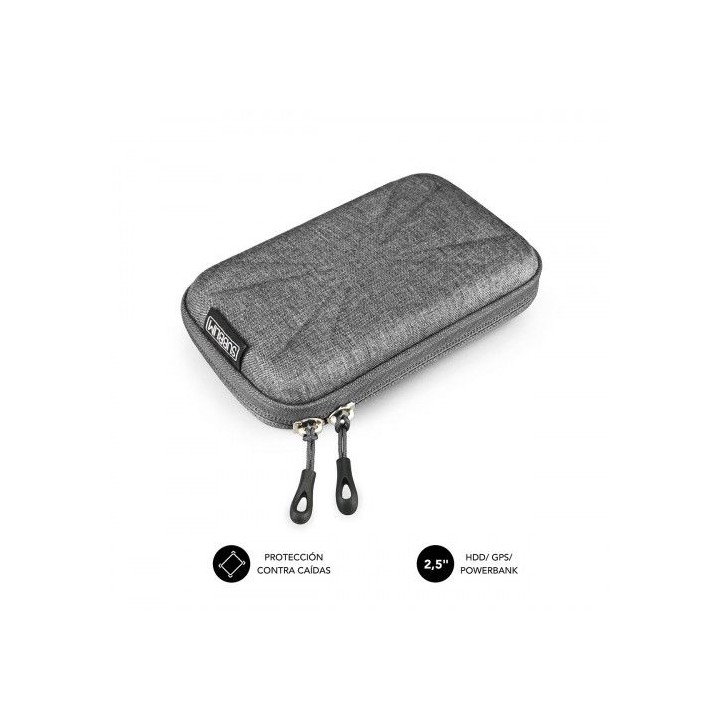 subblim funda disco duro hdd business case 2,5 grey