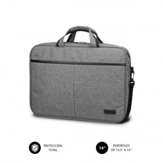 subblim maletin ordenador elite laptop bag 13,3-14 grey