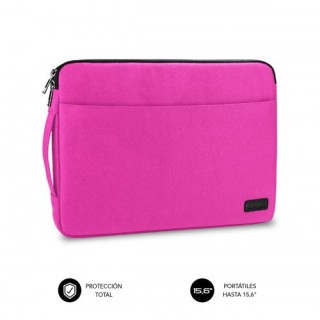 subblim funda ordenador urban laptop sleeve 15,6 pink