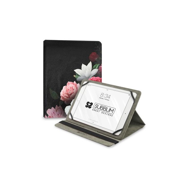 subblim funda tablet universal trendy case rosas 11
