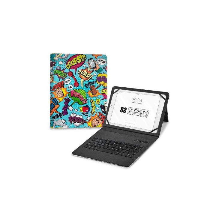 subblim funda con teclado keytab pro bt trendy comic