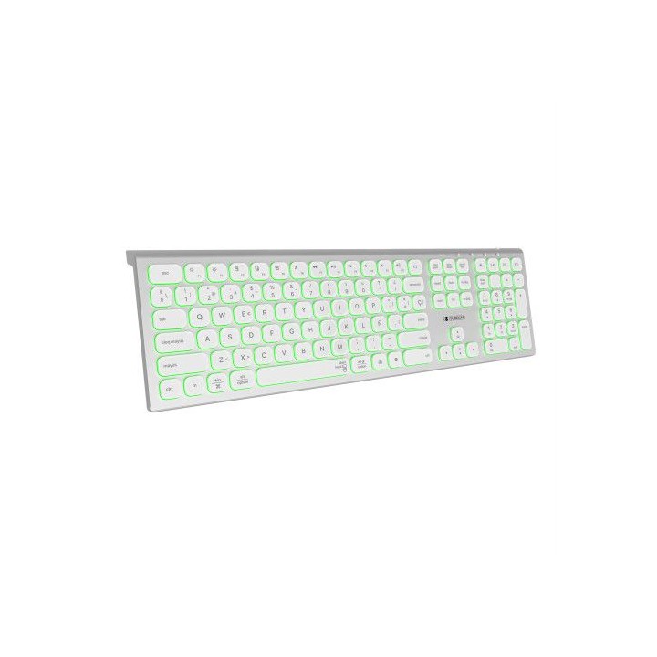 subblim teclado bluetooth/2.4g master iluminado ext p/b