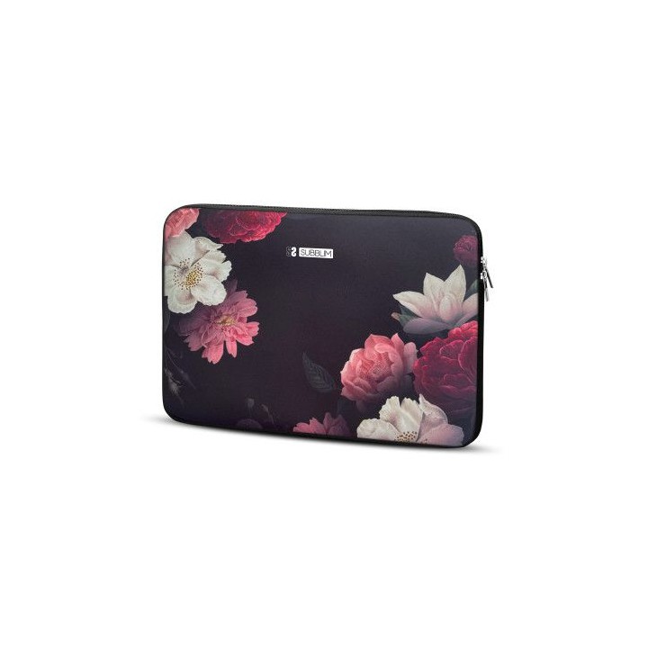 subblim funda ordenador neopreno trendy sleeve neo flowers 15,6
