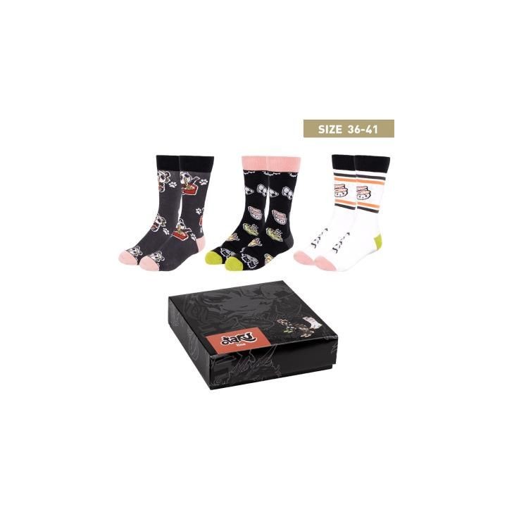 cerd? pack calcetines 3 piezas otaku talla 36 -  41