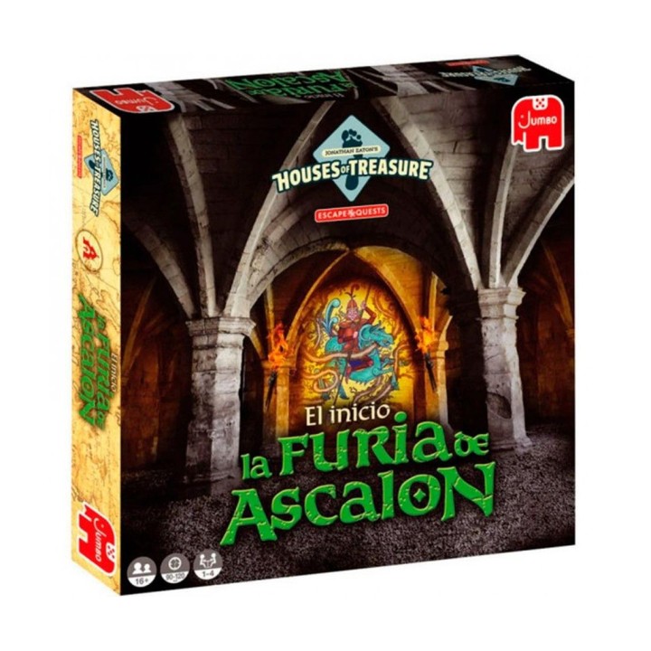 jumbo juego de mesa escape quest el inicio -  la furia de ascalon pegi 16