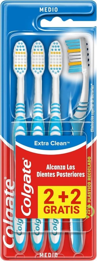 pack 2+2 cepillo dental colgate ext. clean