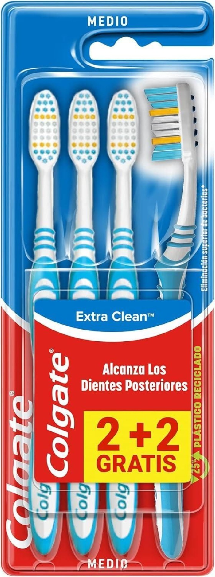 pack 2+2 cepillo dental colgate ext. clean