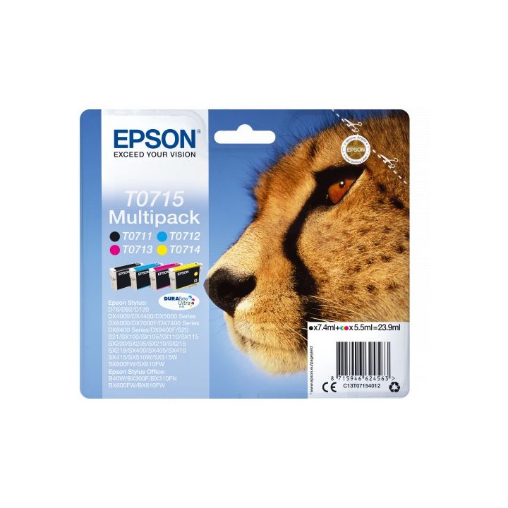 epson multipack t0715 4 colores