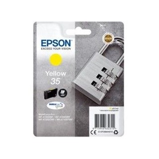 epson cartucho tinta epson c13t35844010 amarillo durabrite ultra ink 35 -  650 paginas - candado