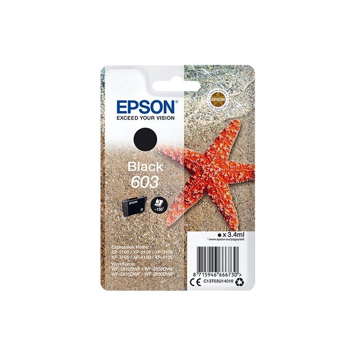 epson singlepack black 603 ink