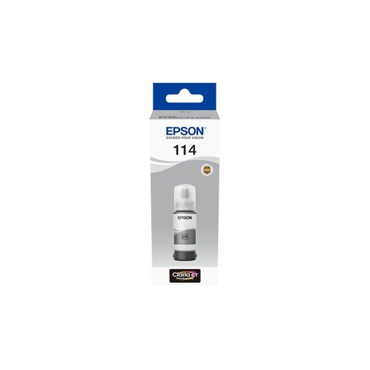 epson botella tinta epson ecotank 114 gris 70ml