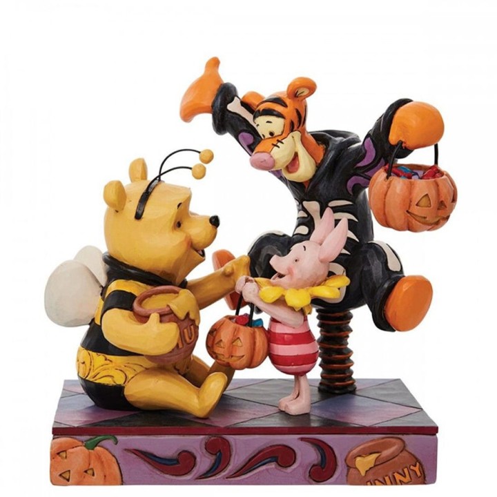 enesco figura decorativa enesco disney winnie the pooh y amigos halloween