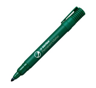 marcador a-series perm pta conica verde as1095