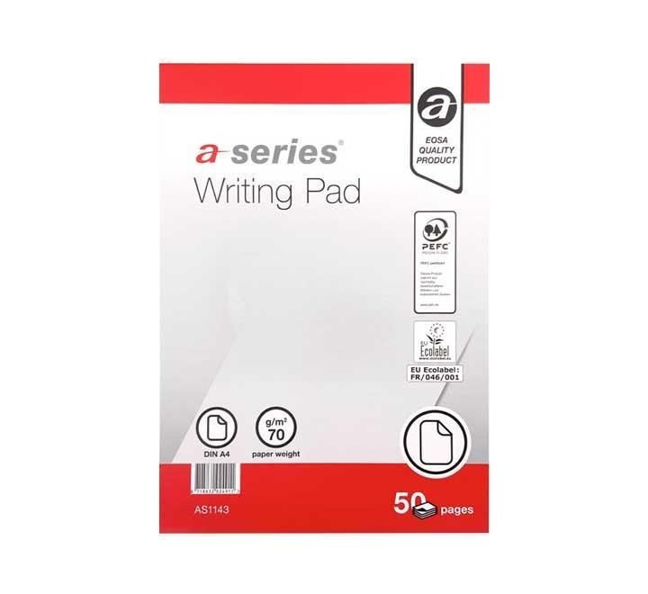 bloc notas a-series c/tapa a4 liso 50h 70gr