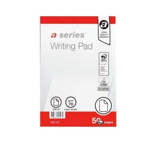 bloc notas a-series c/tapa a5 liso 50h 70gr