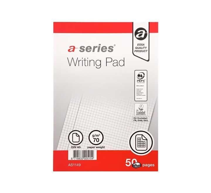 bloc notas a-series c/tapa a5 5x5 50h 70gr