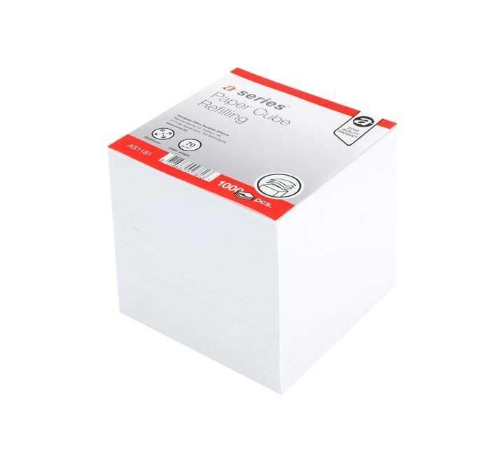 taco 1000h papel a-series 8.9x8.9cm 70gr blanco