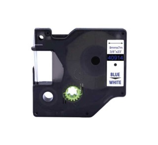 cinta a-series comp dymo d1 9mm az/bl 40914