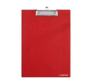 soporte con clip a-series a4 rojo