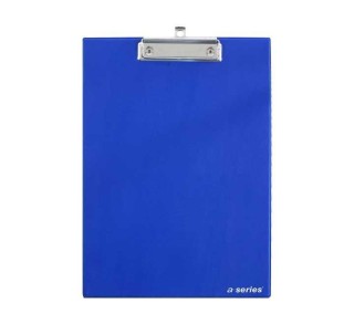 soporte con clip a-series a4 azul