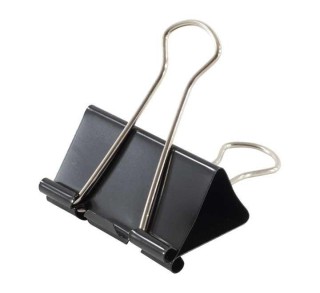 c. 12 pinzas clip a-series 41mm negro