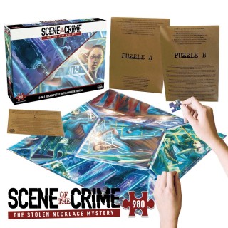 goliath bv juego de mesa puzzle escena del crimen la casa de los espejos
