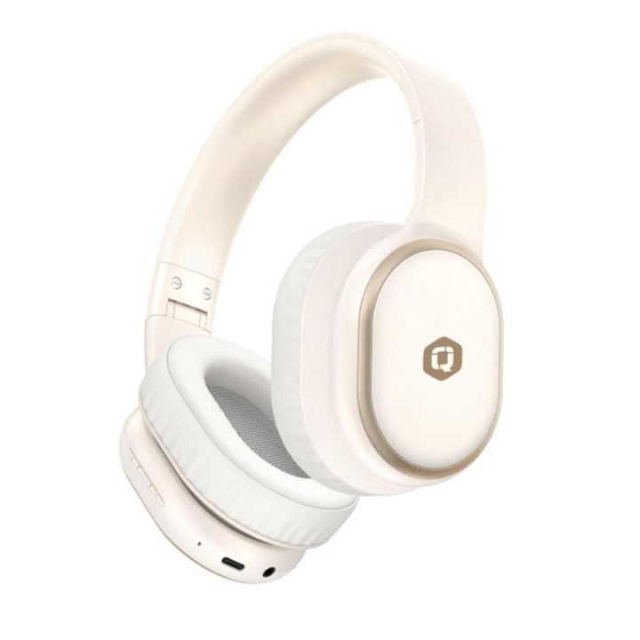 qcharx international auriculares qcharx pulse bluetooth beige